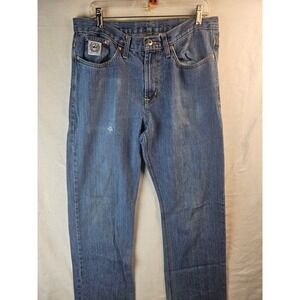 Cinch Up Mens MB92834013 Medium Wash Straight Leg Denim Jeans 34x34